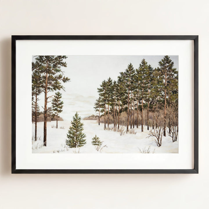 Winter Marsh Art Print