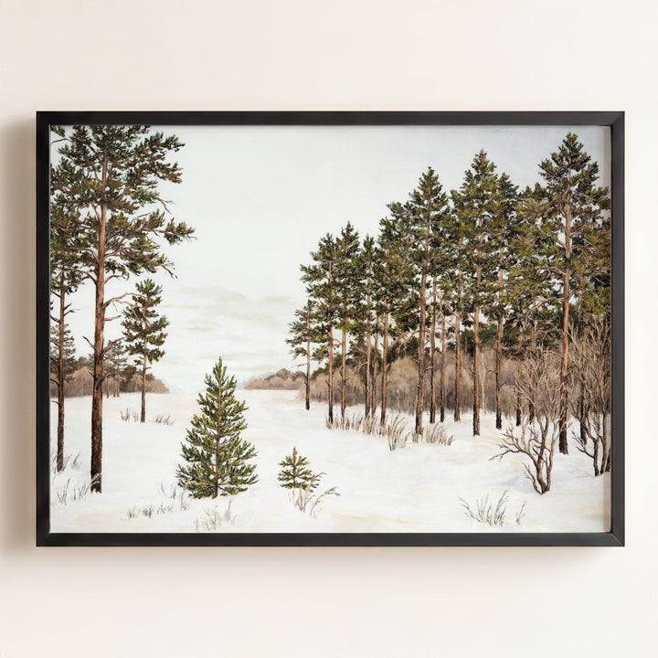 Winter Marsh Art Print