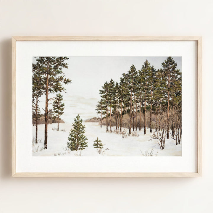 Winter Marsh Art Print