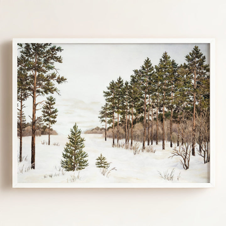 Winter Marsh Art Print