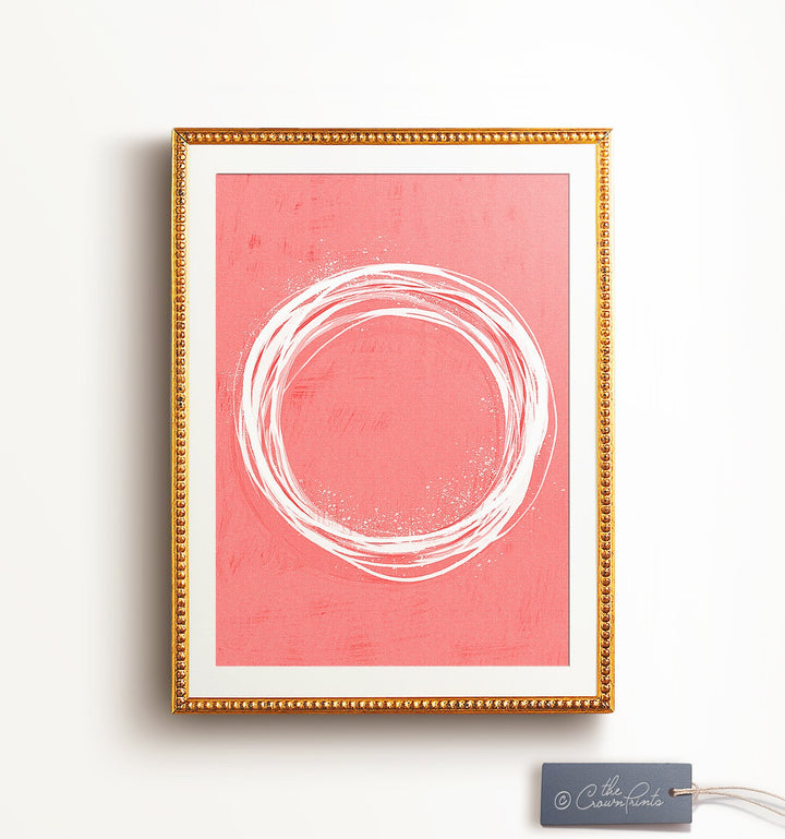 Coral Abstract Wall Art