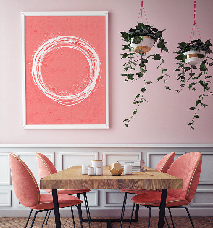 Coral Abstract Wall Art