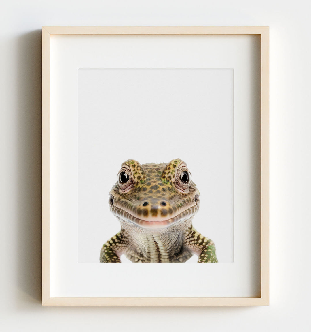 Baby Alligator Art Print Poster by The Crown Prints