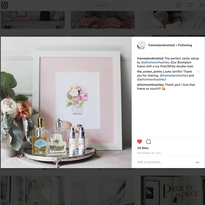 Watercolor Chanel Floral Print - The Crown Prints