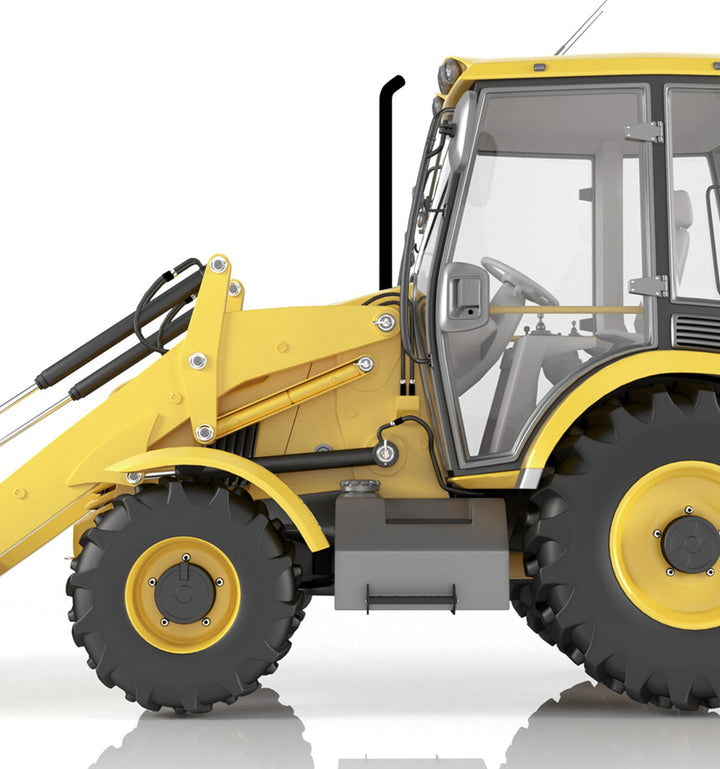 Backhoe Print - The Crown Prints