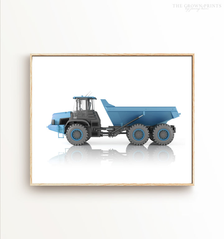 Blue Dump Truck