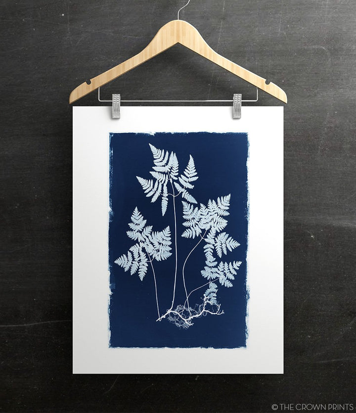 Botanical Cyanotype Print No. 2 - The Crown Prints