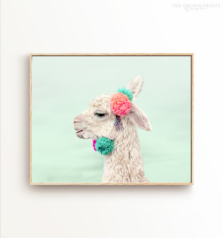 Decorated Llama (landscape orientation)