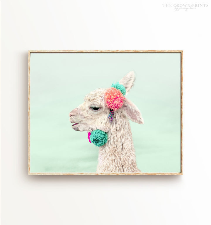 Decorated Llama (landscape orientation)