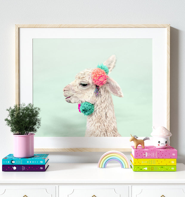 Decorated Llama (landscape orientation)