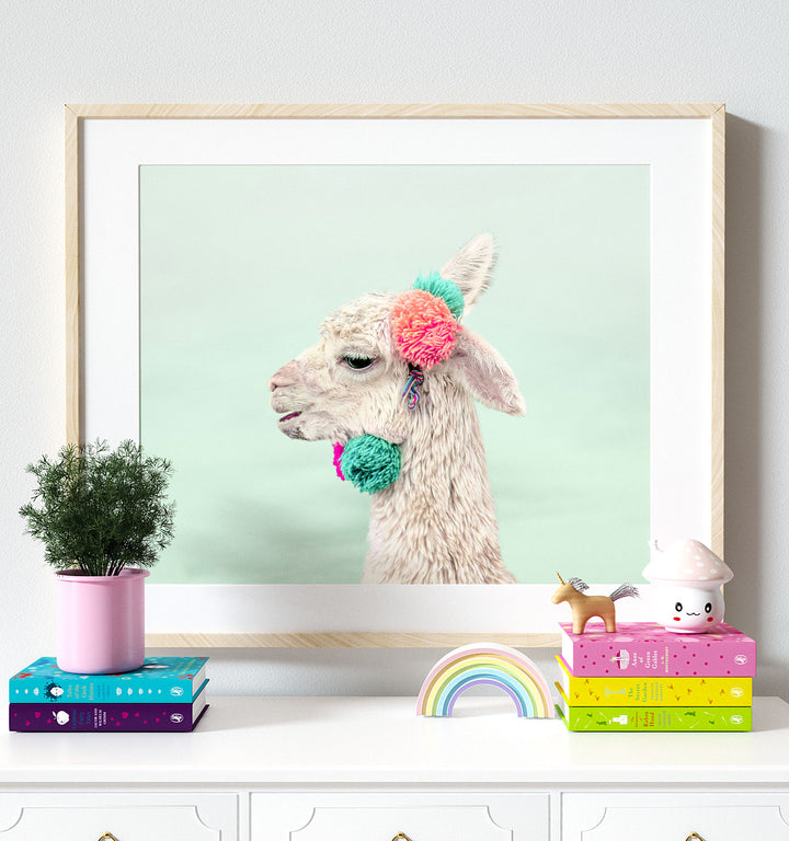 Decorated Llama (landscape orientation)