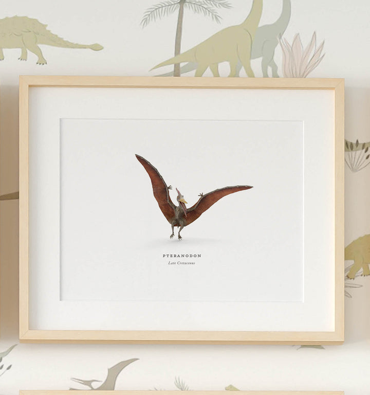 Prehistoric Creatures & Dinosaurs Set of 6 Boy Room Decor Prints