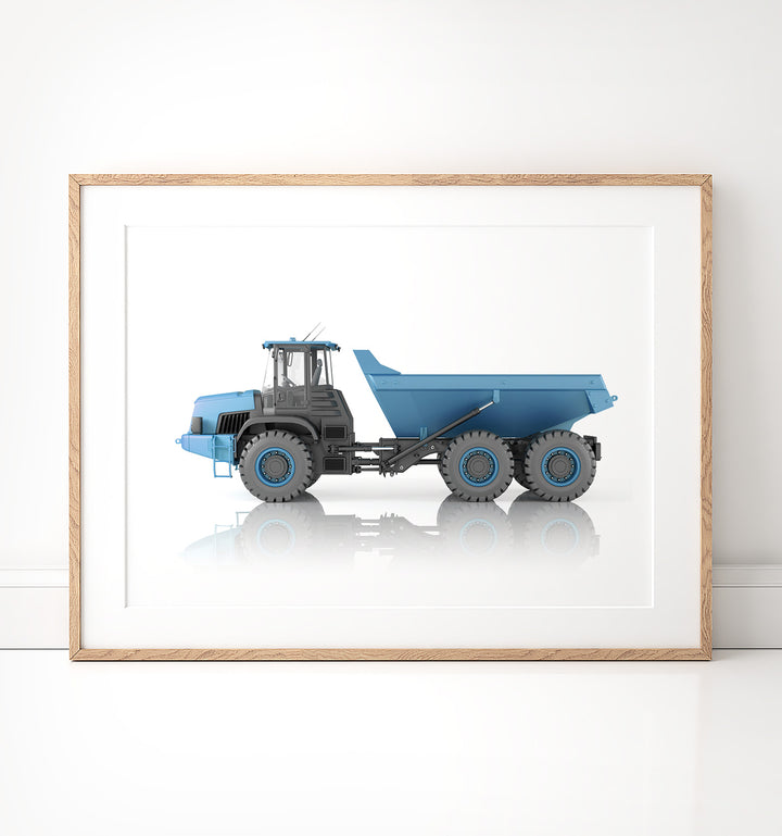 Construction Vehicles Prints - Set of 6 - The Crown Prints
