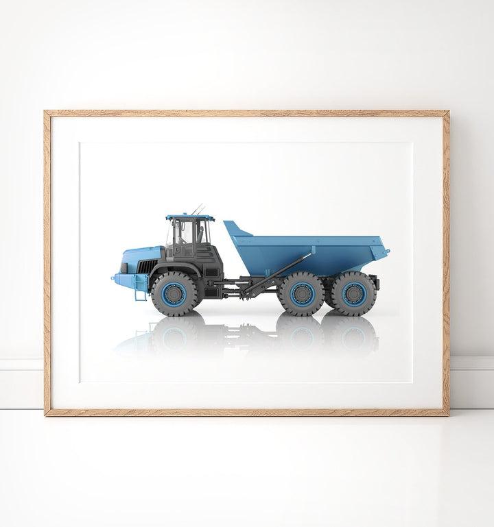 Construction Vehicles Prints - Set of 6 - The Crown Prints