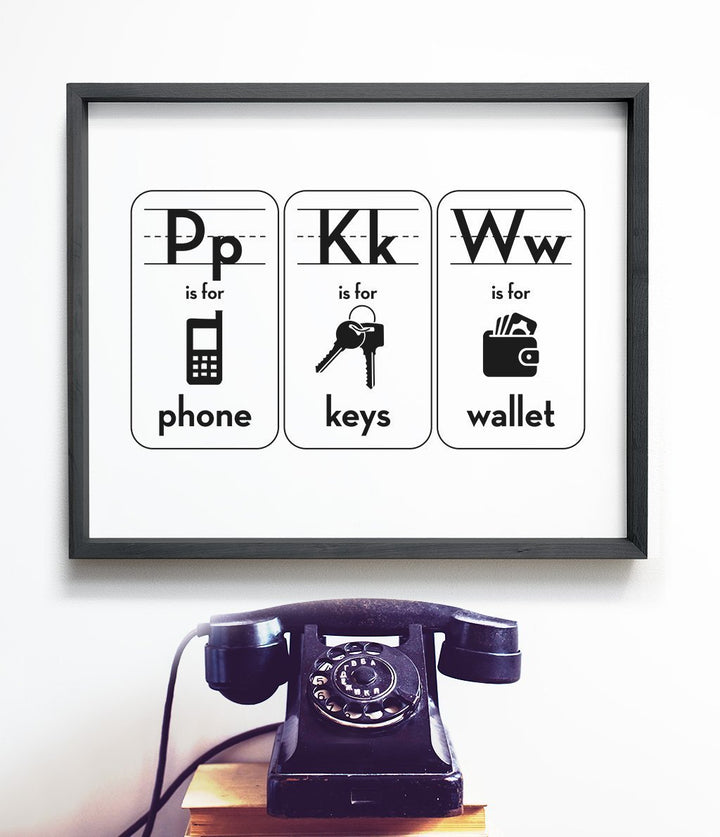 PKW - Phone Keys Wallet Print - The Crown Prints