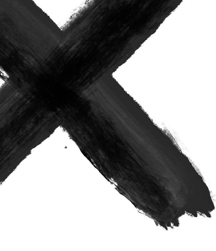 Black and white X and O Prints - set of two - The Crown Prints