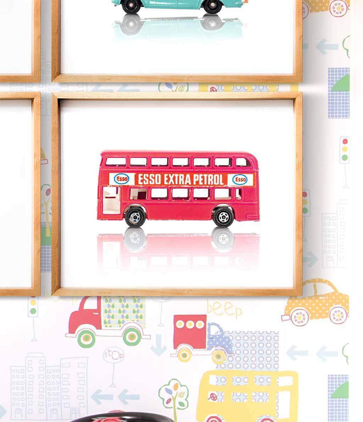 Toy Car: Double Decker Bus Print - The Crown Prints