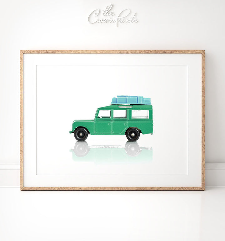 Toy Car: Land Rover Print - The Crown Prints
