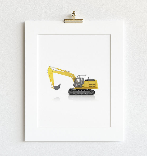 Track Excavator - Vertical