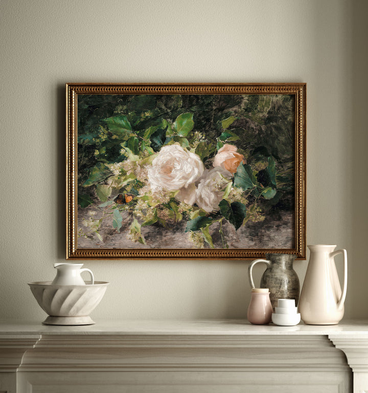 Vintage Roses Art Print