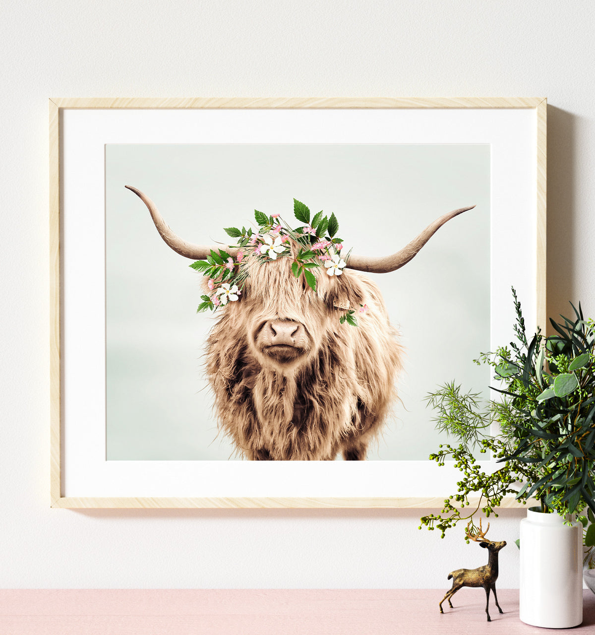 Highland Cow Wall Art