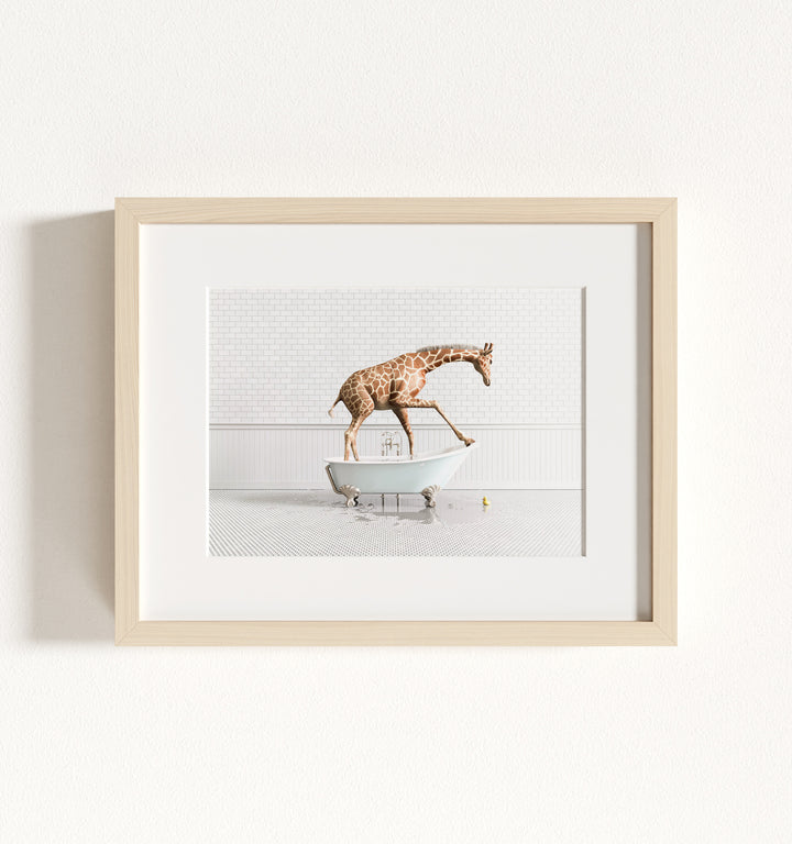 Framed Animals in Bathtubs - Mix and Match Horizontal