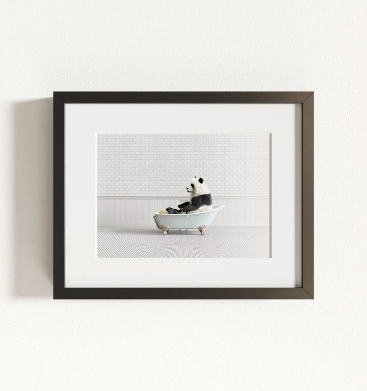 Framed Animals in Bathtubs - Mix and Match Horizontal