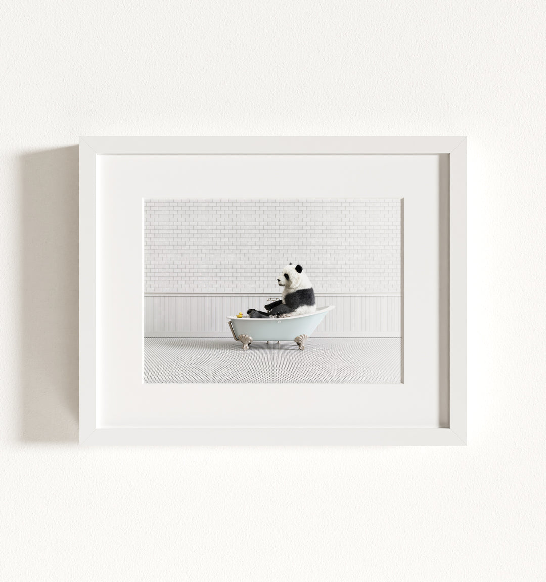Framed Animals in Bathtubs - Mix and Match Horizontal