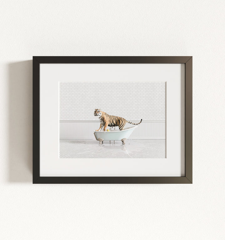 Framed Animals in Bathtubs - Mix and Match Horizontal