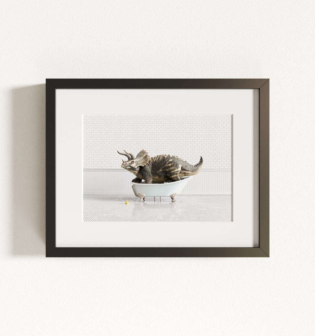 Framed Animals in Bathtubs - Mix and Match Horizontal