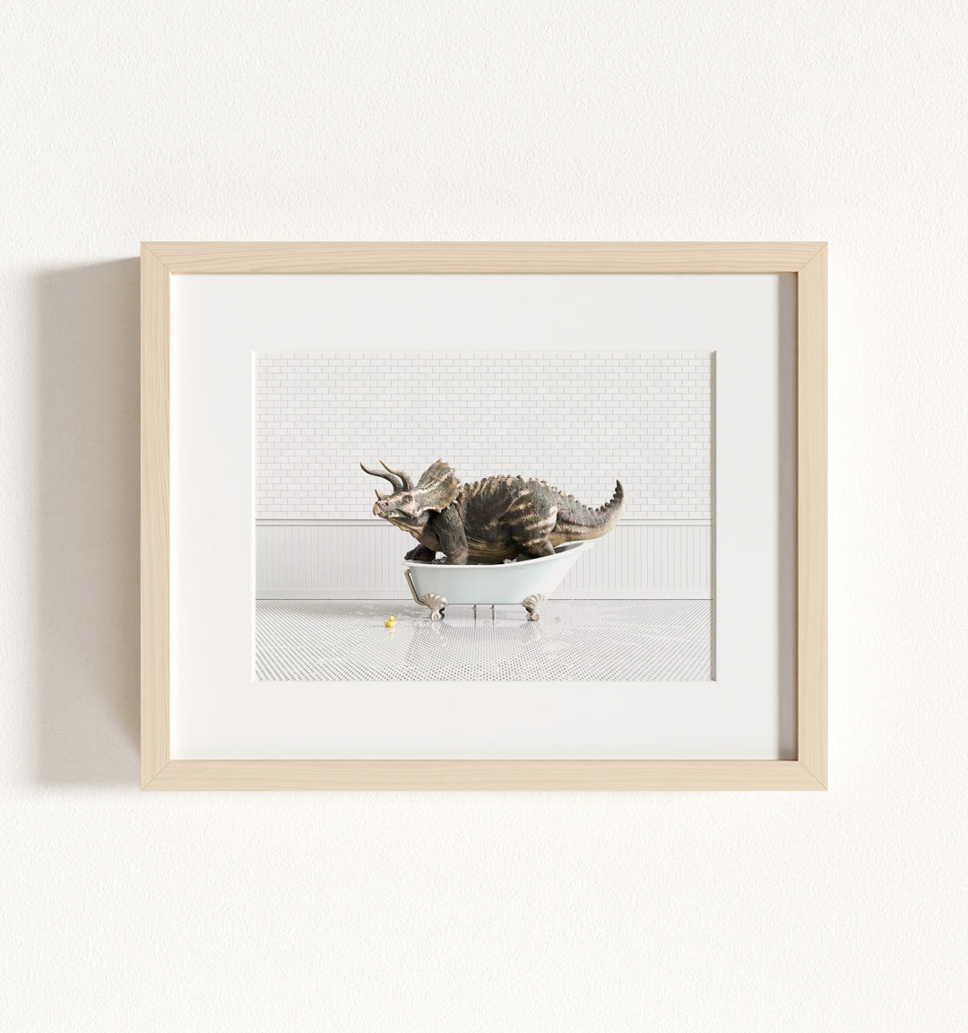 Framed Animals in Bathtubs - Mix and Match Horizontal
