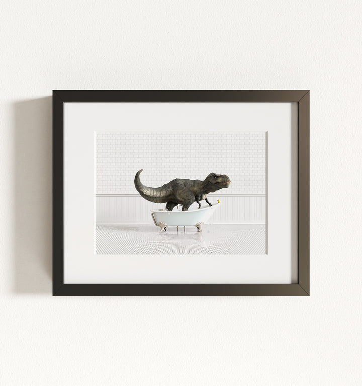 Framed Animals in Bathtubs - Mix and Match Horizontal