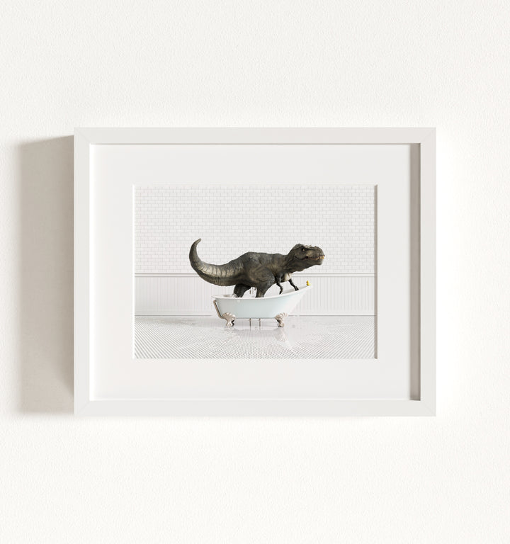 Framed Animals in Bathtubs - Mix and Match Horizontal
