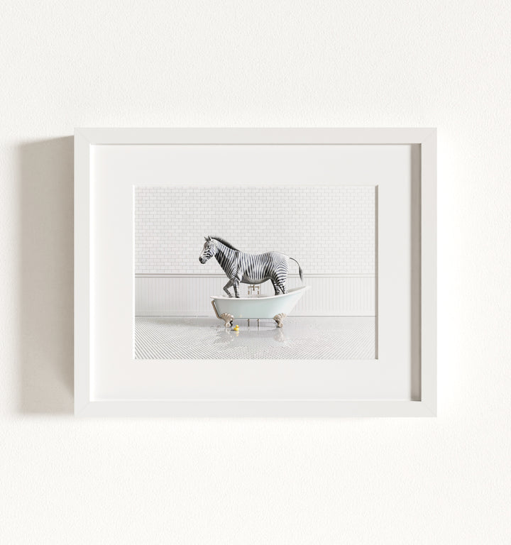 Framed Animals in Bathtubs - Mix and Match Horizontal