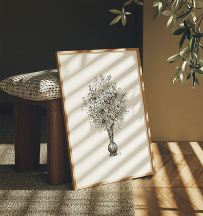 Flower Vase Art Print