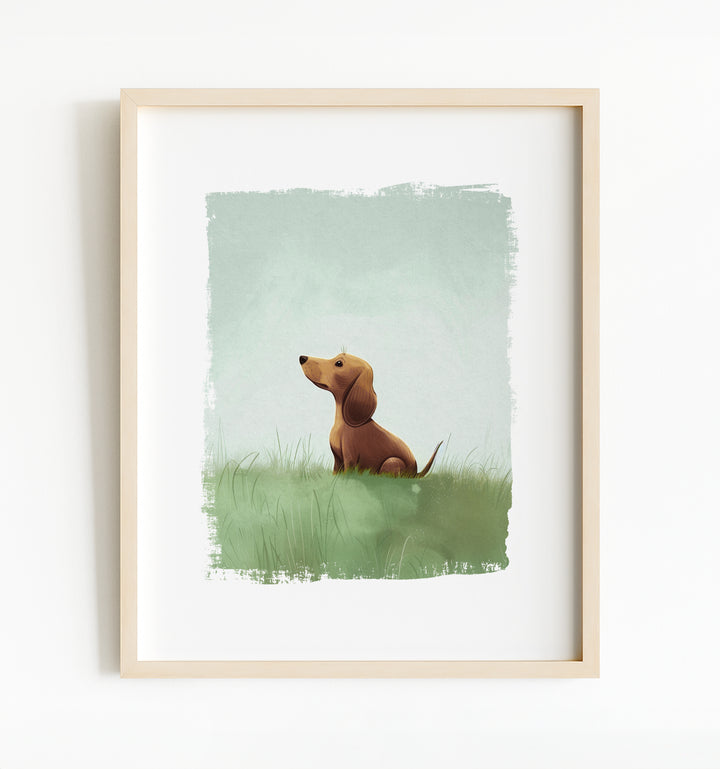 Picture Book Puppies Nursery and Children's Decor Art Prints