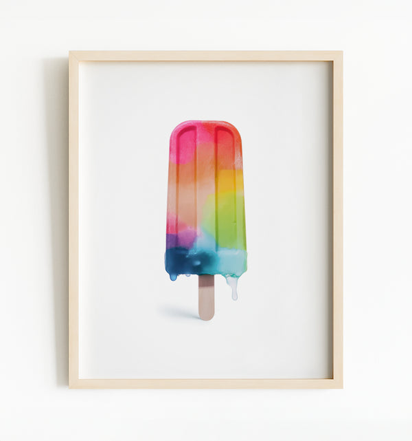 Rainbow Popsicle