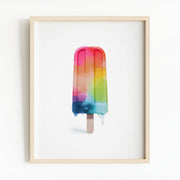 Rainbow Popsicle (1 print)
