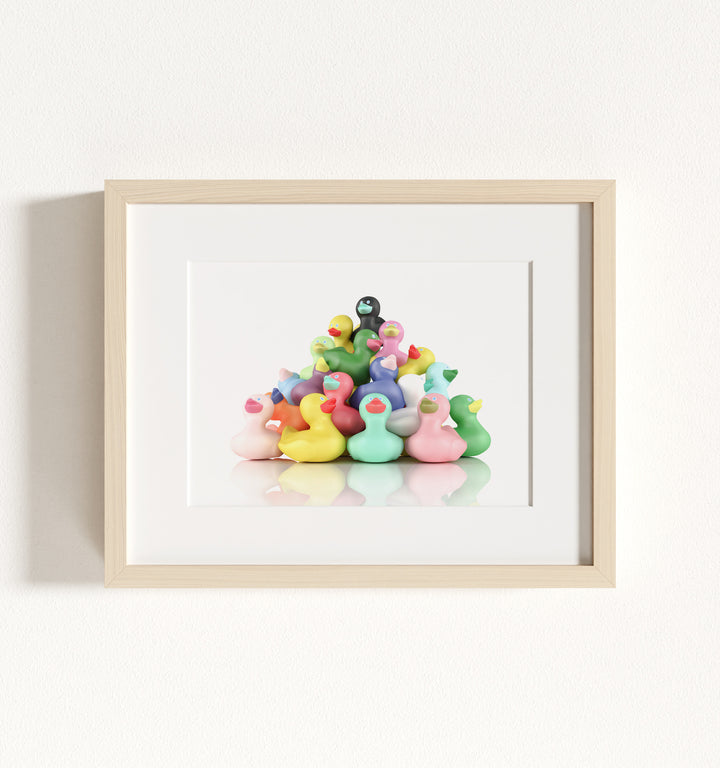Rubber Duckies Framed Art