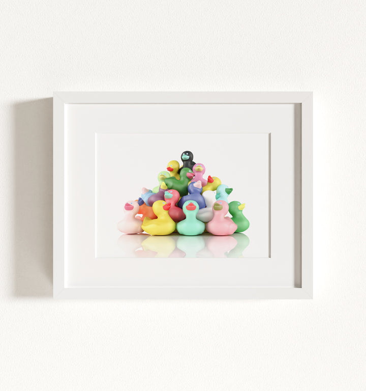 Rubber Duckies Framed Art
