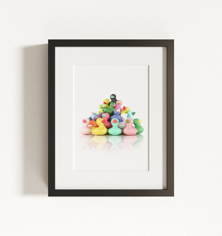 Rubber Duckies Framed Art