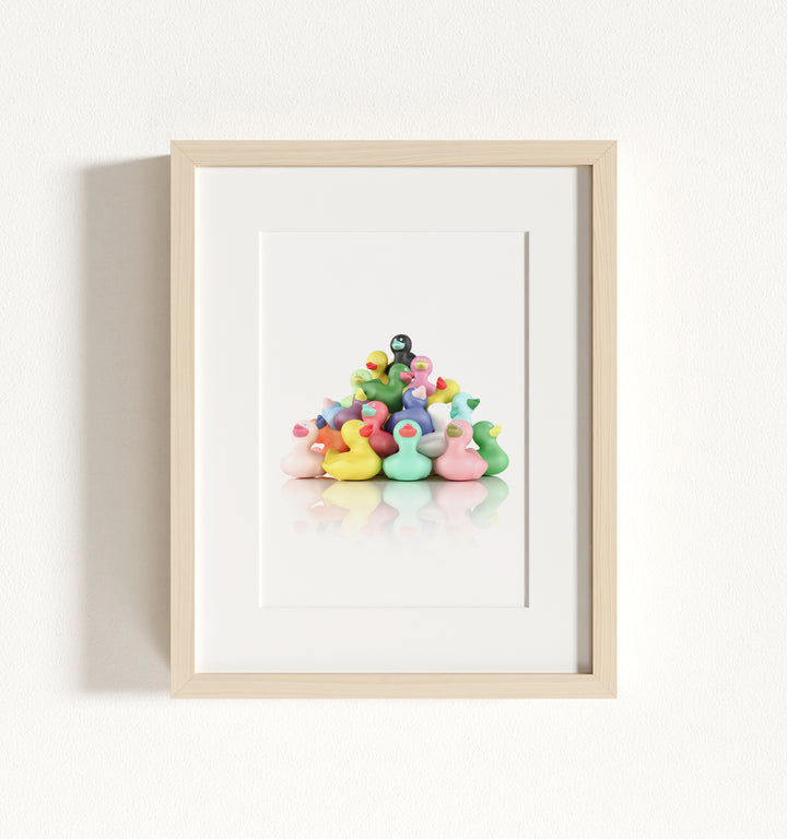 Rubber Duckies Framed Art