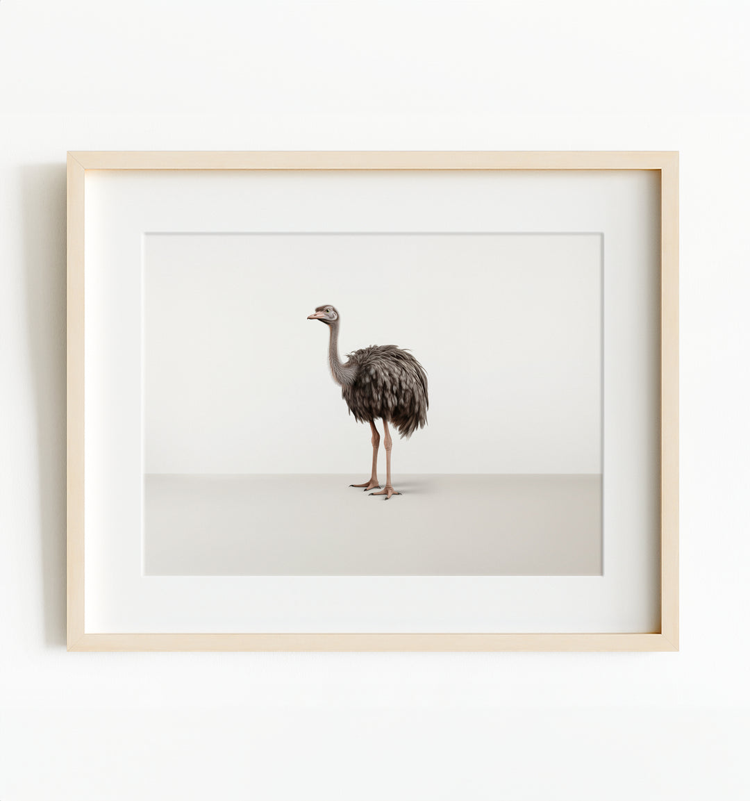 Studio Ostrich Art Print