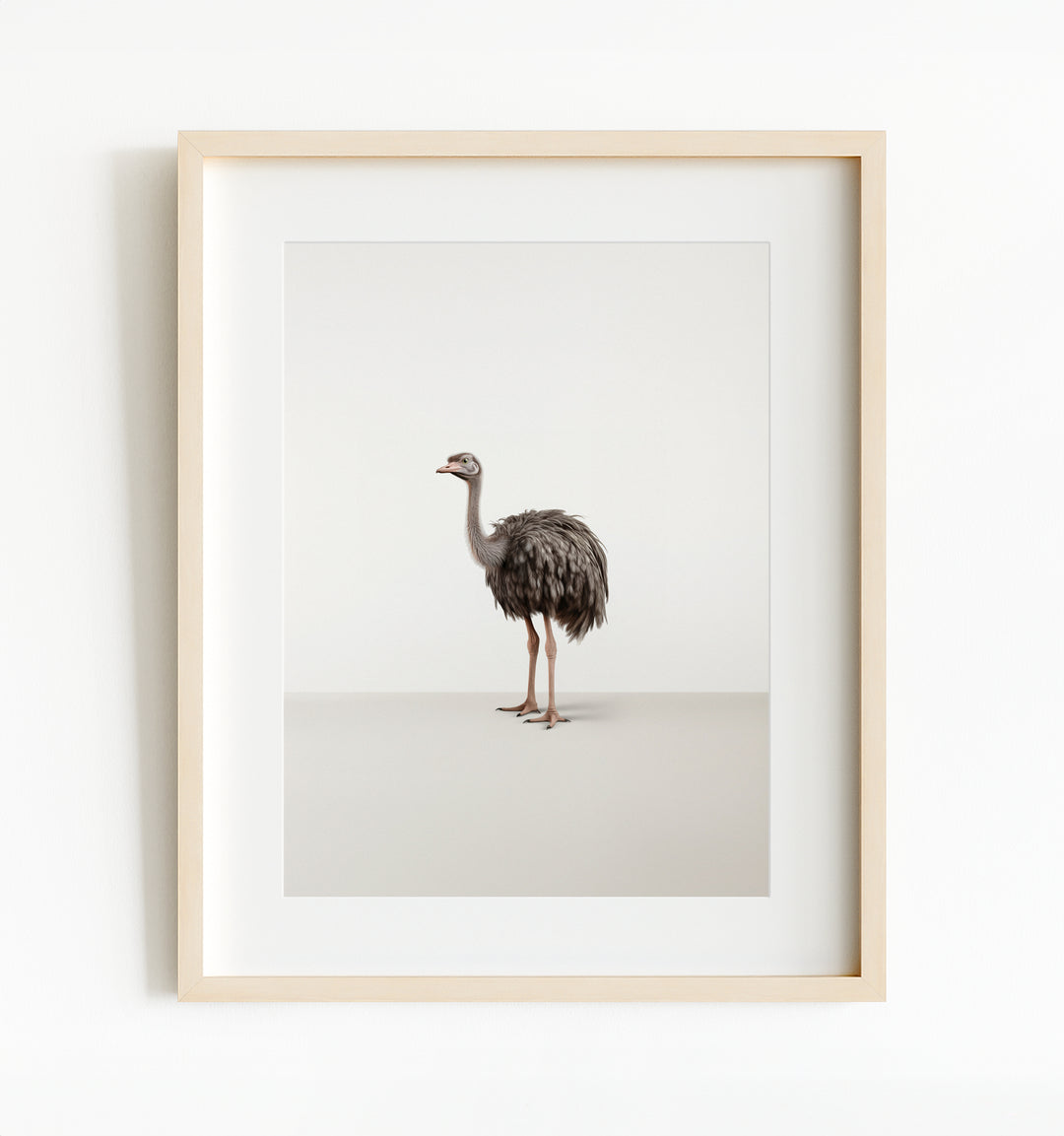 Studio Ostrich Art Print
