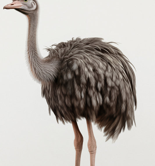 Studio Ostrich Art Print