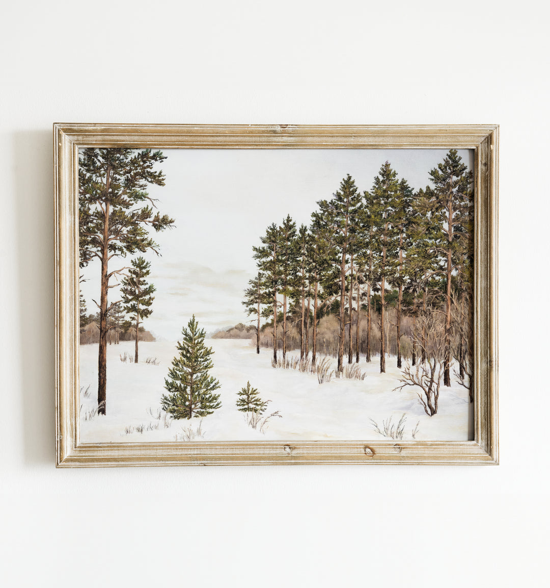 Winter Marsh Art Print