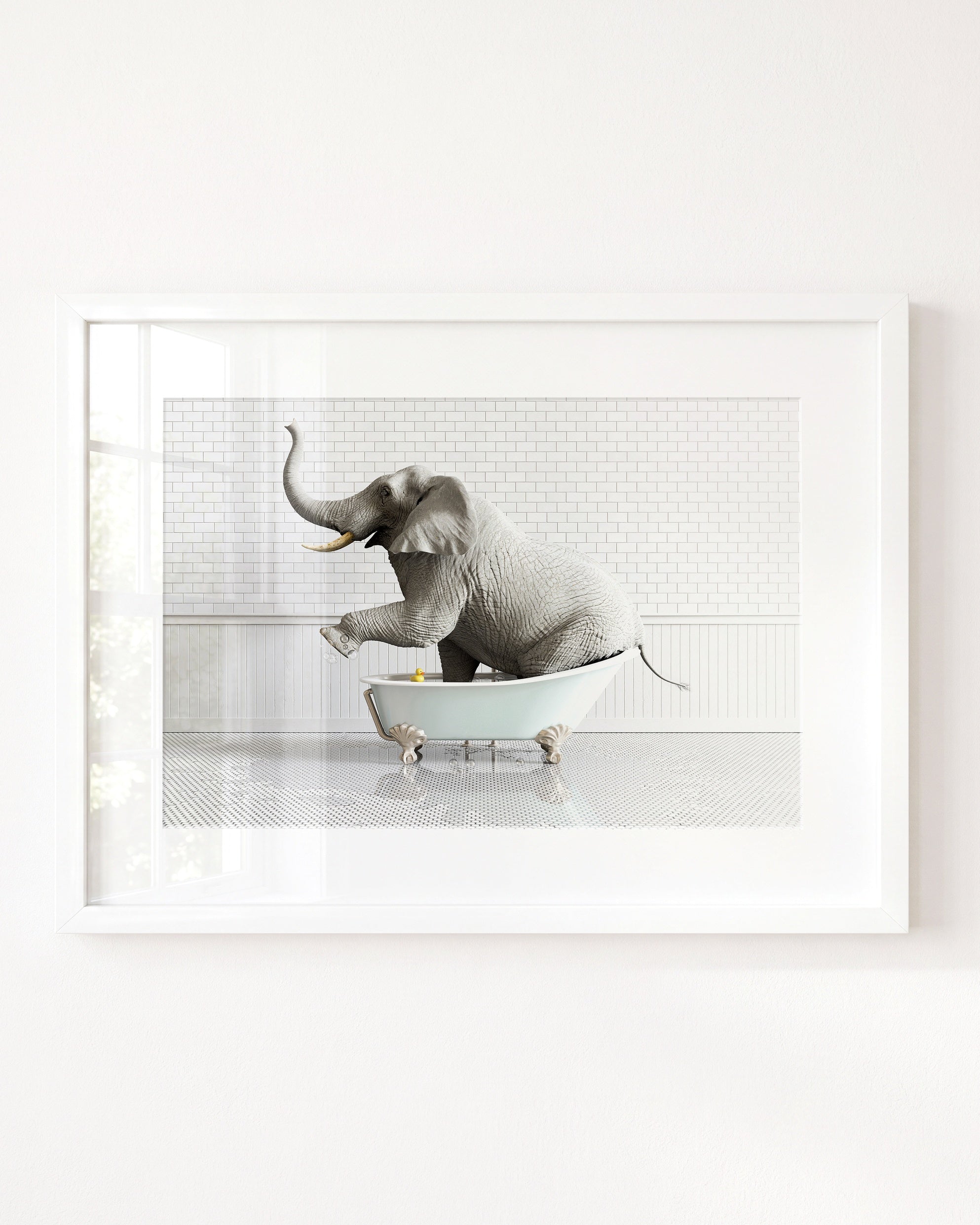Animals in Bathtubs - Mix and Match Horizontal