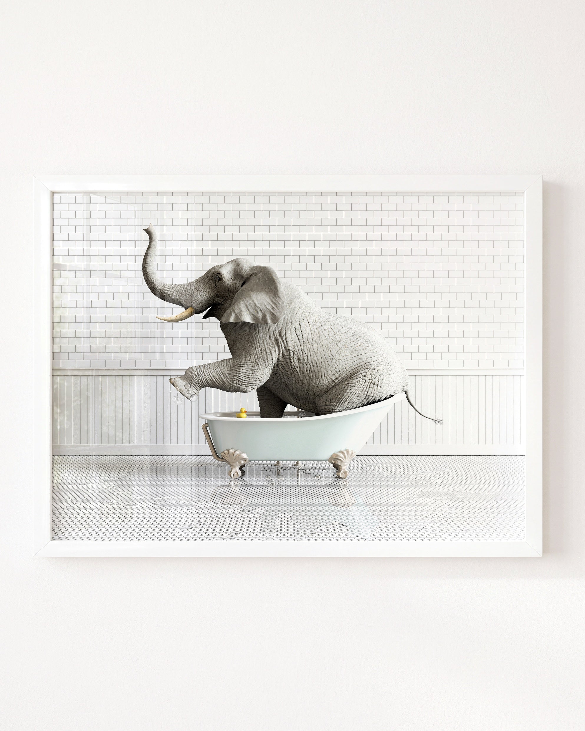 Animals in Bathtubs - Mix and Match Horizontal