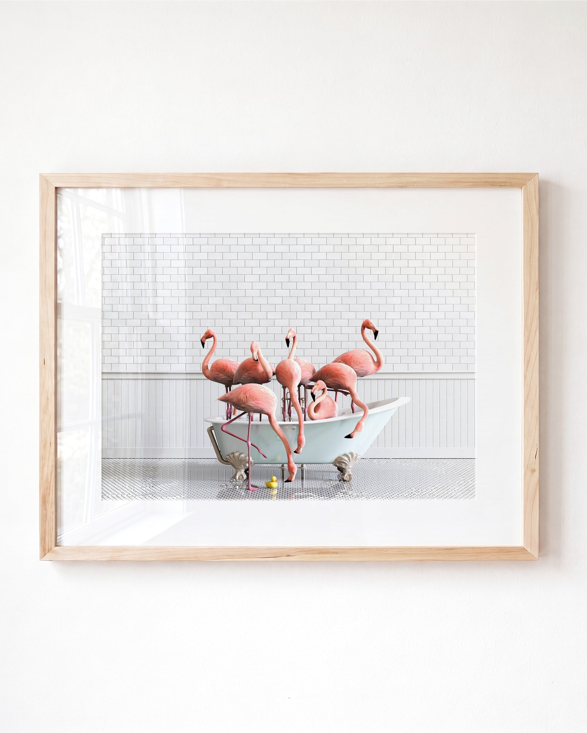 Animals in Bathtubs - Mix and Match Horizontal