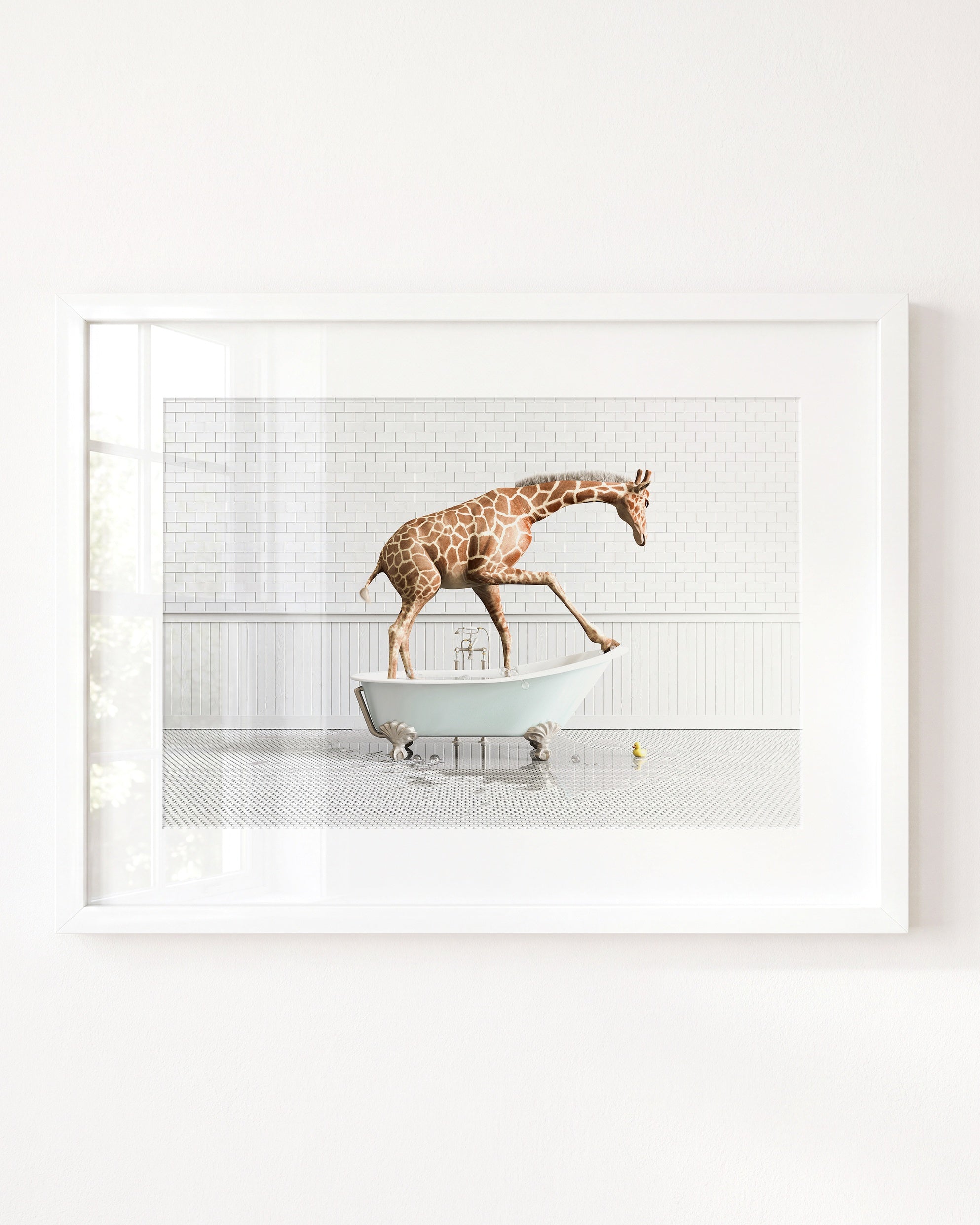 Animals in Bathtubs - Mix and Match Horizontal